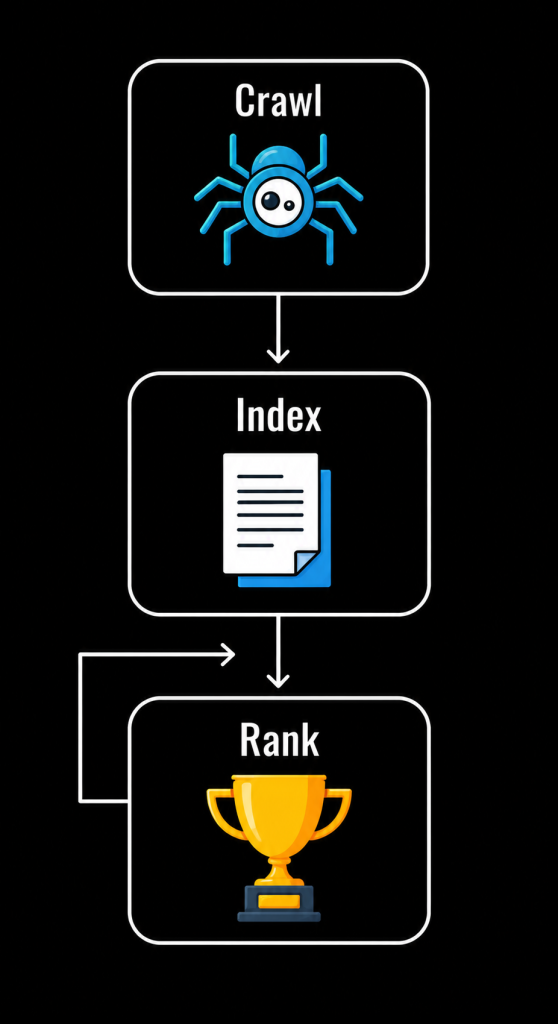 CRAWLING INDEXING RANKING 